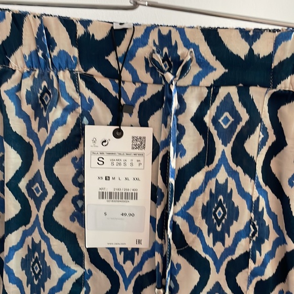 NWT Zara Pants and Top Set made in Morocco - Picture 9 of 11